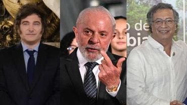 Milei, Lula y Petro