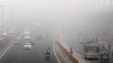 La niebla tóxica que cubre a Nueva Delhi y no deja respirar a sus habitantes (EFE)