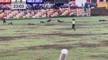 Perú rayo mata a futbolista