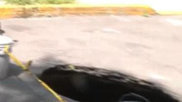 socavon Gertrudis Sanchez hombre bebe brazos