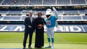 Miami Dolphins en el Santiago Bernabéu