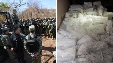 Desmantelan tres narcolaboratorios en Sinaloa