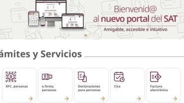 SAT nuevo portal facilitar tramites contribuyentes