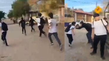 VIDEO  Estudiantes de preparatoria huyen de balacera en Culiacán, Sinaloa 