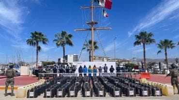 Aseguran 4.5 toneladas de cocaína en Baja California Sur; detienen a cuatro personas