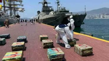 Aseguran mil 800 kilos de cocaína en Guerrero; hay cinco detenidos