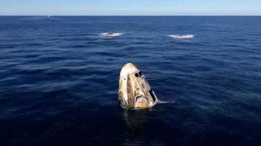 Los astronautas Barry Wilmore y Sunita Williams regresaron este martes a la Tierra en una cápsula de SpaceX tras pasar más de nueve meses en la Estación Espacial Internacional (EEI) (EFE)
