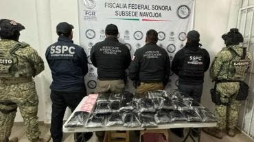 Detienen a hombre con 32 kilos de fentanilo en Huatabampo, Sonora