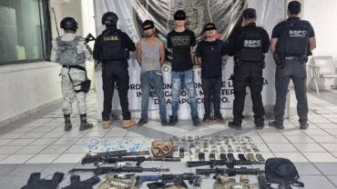 Detienen a tres integrantes de célula criminal que operaba en Acapulco
