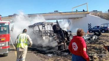 Durango 14 muertos choque camion autobus
