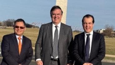 Ebrard viaja Washington aranceles acero aluminio