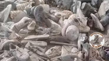 FOTOS  Hallan crematorio clandestino en Jalisco con cientos de pares de zapatos