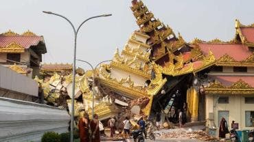 Junta Militar de Birmania eleva a mil 644 los muertos por el terremoto