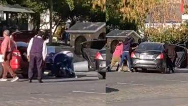 VIDEO  Sujeto es secuestrado a plena luz del día en O Oaxaca; lo hallan con vida 