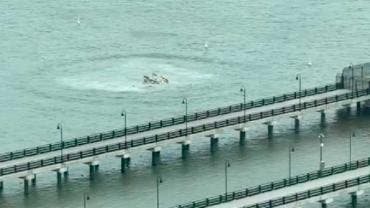 Cae helicóptero al río Hudson en NY
