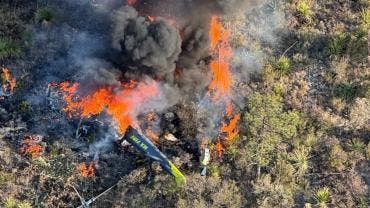 desploma helicoptero Sierra Arteaga Coahuila