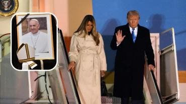 Donald Trump llega a Roma para asistir al funeral del papa Francisco