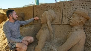 esculturas arena Acapulco