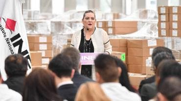 INE inicia distribución de boletas para elección judicial