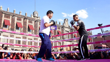 Zócalo, listo para función gratuita de boxeo