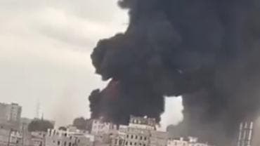 bombardea Israel aeropuerto Sana Yemen