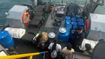 Ecuador asegura lancha con 1.5 toneladas de cocaína que iban a México y Centroamérica