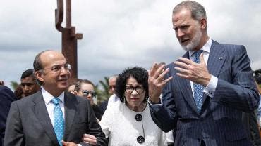 Felipe Calderón y Rey Felipe de España