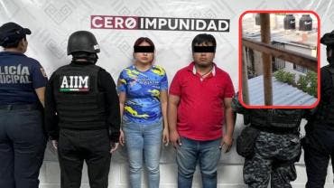 FOTOS Y VIDEOS  Detienen a pareja por golpear a su hija en Chiapas
