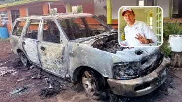 Incendian camioneta de candidato a la alcaldía de Jilotepec, Veracruz