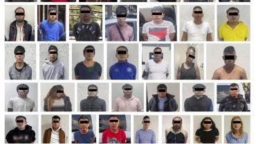 SSC detiene 64 personas delitos