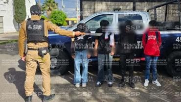 Detienen a cuatro estudiantes de secundaria en Durango por riña con machete