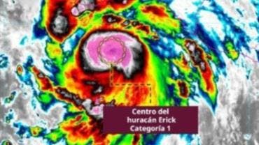 Erick es huracan categoria 1