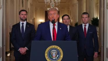 Iran aviso antemano ataque debil dice Trump