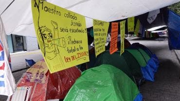 seccion 22 CNTE vota por levantar planton CDMX