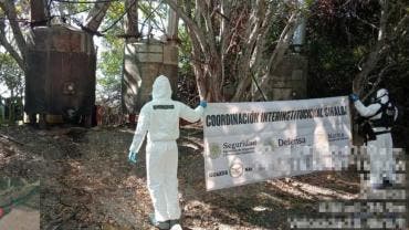 Decomisan casi cinco toneladas de metanfetamina en Culiacán