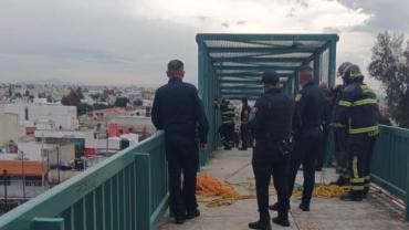 hombre queria aventarse Metro Guelatao muere durante rescate