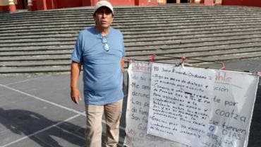 Reaparece huelguista de Xalapa tras rumores de fallecimiento