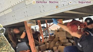incautan mas una tonelada metanfetamina Tijuana
