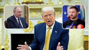 Trump asegura que 'sucederá' un encuentro a tres con Zelenski y Putin