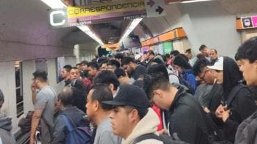 reanudan servicio Linea 7 Metro persona arroja vias