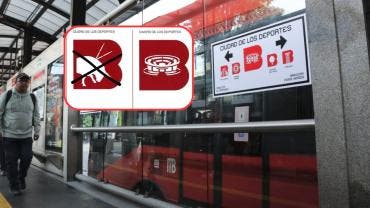 Adiós a las corridas cambian ícono de estación Ciudad de los Deportes del Metrobús