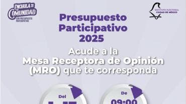 arranca consulta Presupuesto Participativo