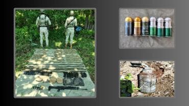 Aseguran armamento y explosivos en San Ignacio, Sinaloa