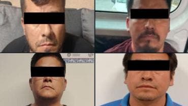 Detienen en Puebla a cuatro expolicías ligados al crimen organizado