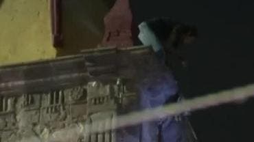 Hombre destruye instalaciones de iglesia Preciosa Sangre en Gustavo A. Madero 