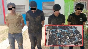 Rescatan a tres personas privadas de la libertad y detienen a cuatro en Culiacán