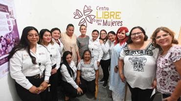 Sheinbaum inaugura Centro Libre para las Mujeres en Xpujil, Campeche
