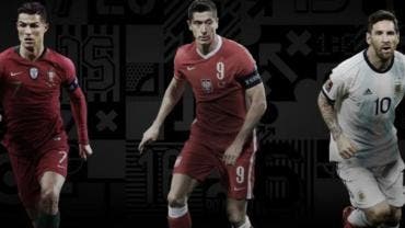 Cristiano, Messi y Lewandowski finalistas al premio The Best