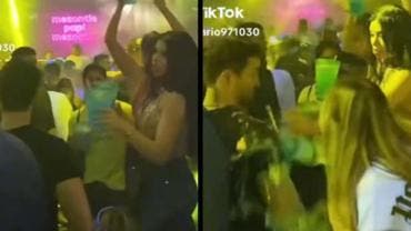 Yeri Mua causa controversia en TikTok al arrojar una bebida a un fan durante una fiesta