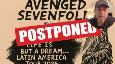 avenged sevenfold gira latinoamérica